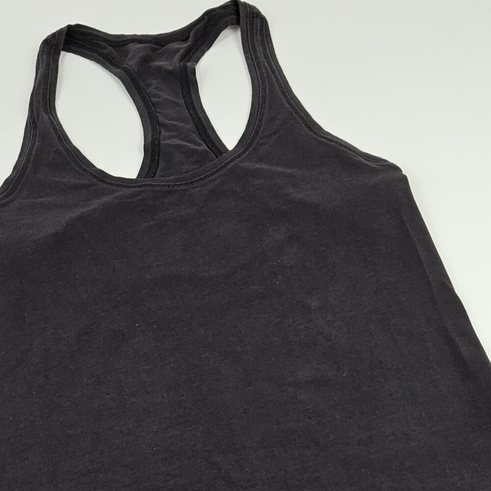 Lululemon Racerback Tank Womens Black Yoga Workout Athletic Top Size 2 estimate